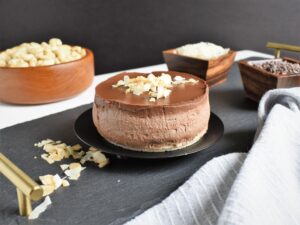Chocolate Coconut No Bake Cake