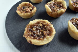 Vegan Butter Tarts with Coconut Bac’n