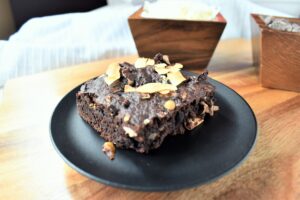Coconut Chocolate Fudge Brownies