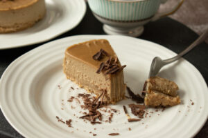 Espresso No-Bake Vegan Cheesecake