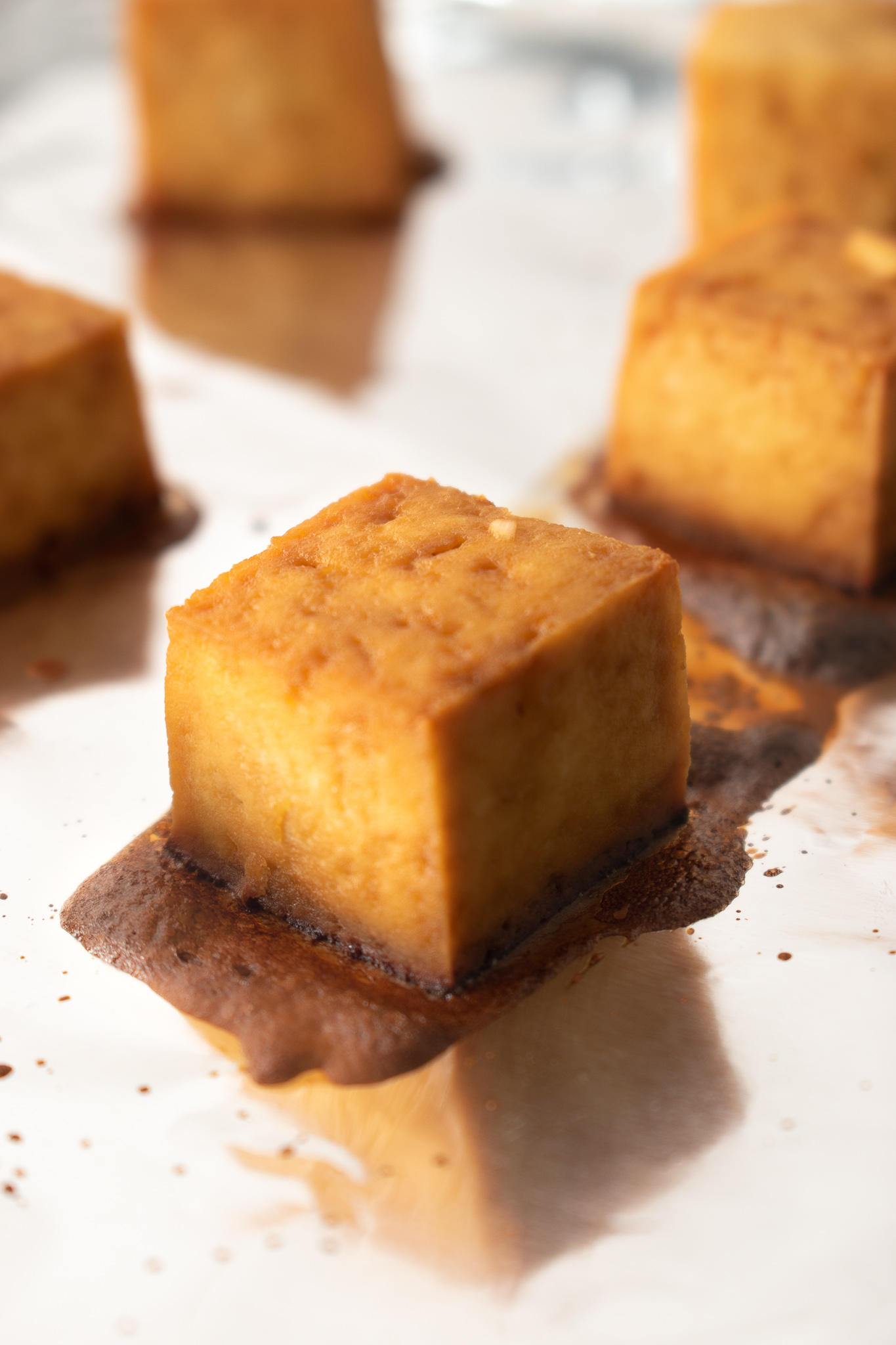 Marinated Baked Tofu Cubes