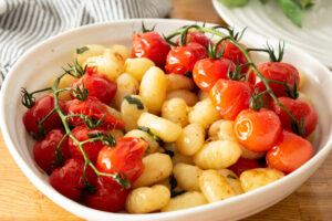 Garlic Butter Gnocchi with Cherry Tomatoes